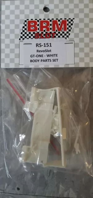 RS-151 RevoSlot Toyota GT One White Body Parts Set